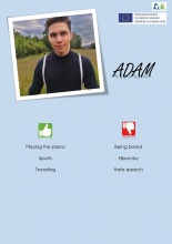 Brief introduction of volunteer Adam